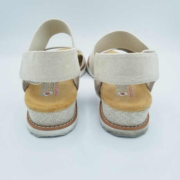 Skechers Bobs Beige Memory Foam Sandals size 11 - Picture 7 of 11